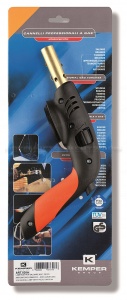Лампа паяльная газовая KEMPER 820A (для резьб. бал.,п/поджиг,сист.подогр.газа)