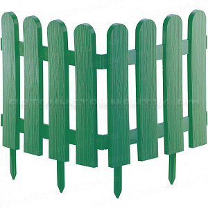 Забор декоративный "Классика", 29 х 224 см, зеленый. PALISAD. Россия