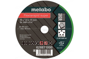 Отрезн. диск Flexiarapid S 76x1,0мм UNIVER (5 шт.) Metabo