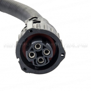 Разъем прямой 4 контактный обратка с проводом и клемами, шт