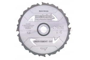 Пильн. диск FibercementCutProf 165x20 4DFZ 5° Metabo