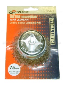 Щетка "чашка" для дрели 75мм
