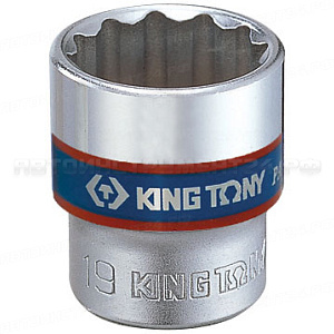 Головка торцевая стандартная двенадцатигранная 3/8";, 14 мм KING TONY 333014M