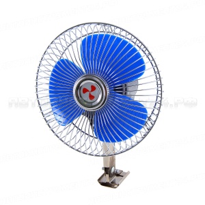 Автовентилятор 6", 24Вольт D=150мм с металлической решеткой, стационарный