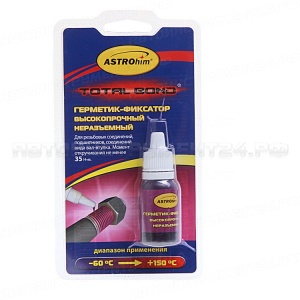 Фиксатор резьбы сверхсильной фиксации (от -60С до +150С) 6мл ASTROhim /1/24 NEW