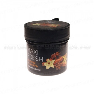 Освежитель воздуха CMF-112 MAXI FRESH (корица и ваниль) гелевый, банка 100гр /1/24 NEW