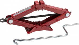 Домкрат ЗУБР "МАСТЕР" М3 винтовой, механический, тип "ромб", 1т, 88-383мм