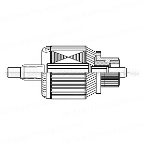 Ротор стартера для автомобилей Nissan X-Trail T30 (01-)/Primera (01-) 2.0i/2.5i МT StartVolt, SR 1404