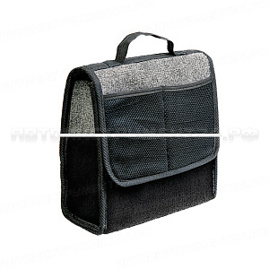 Органайзер в багажник TRAVEL, ковролиновый, 28х13х30см, серый