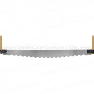 Пила двуручная, 1000 мм, деревянные рукоятки. СИБРТЕХ