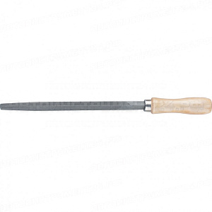 Напильник трехгранный, 300 мм, деревянная ручка. СИБРТЕХ