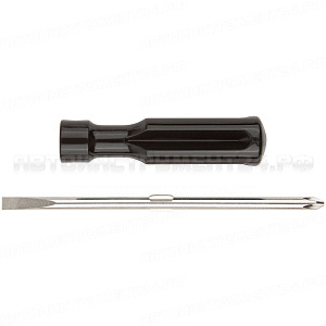 Отвертка переставная, CrV сталь, черная пластиковая ручка 6х70 мм PH2/SL6
