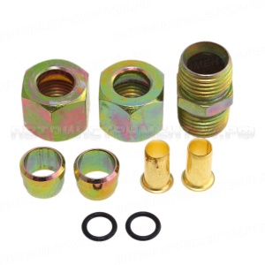 Ремкомплект для тормозной трубки 2-х сторонний D=10x7,5мм