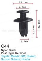 Клипса для крепления внутренней обшивки а/м Субару пластиковая (100шт/уп.) Forsage клипса F-C44(Subaru)