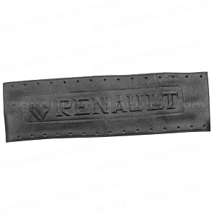 Оплетка на руль (н/к) одношовная с тиснением Renault логотип 048416, шт