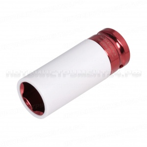 Головка ударная тонкостенная для колёсных дисков 1/2" DR шестигранная удлинённая 21мм (AT-IS12-40)