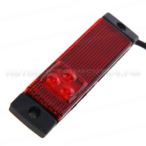 Фонарь габаритный LED (24V, красный)