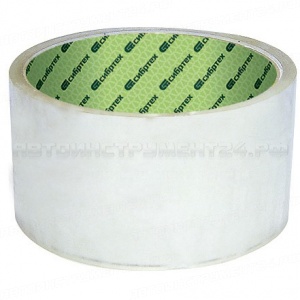 Клейкая лента "Эксперт", 45 мкм, 48 мм х 60 м, цвет прозрачный. СИБРТЕХ