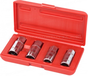 Набор шпильковертов, 6, 8, 10, 12 мм, эксцентриковые, 4 предмета МАСТАК 109-20004