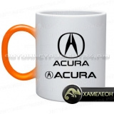 Кружка хамелеон с символом Acura