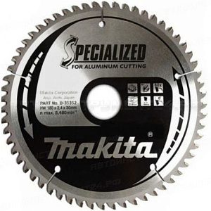 Пильный диск для алюминия Makita B-35352 (B-09575)