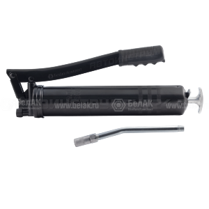 Шприц рычажно-плунжерный 400мл с металлической трубкой и насадкой 40-80 МПа