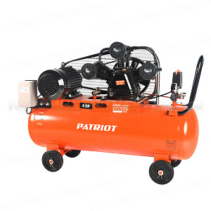 Компрессор PATRIOT PTR 100-670, Ременной, 380В, 3 кВт, выход быстросъём, выход елочка 12 мм., 525306330