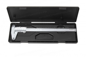 Штангенциркуль (0-150мм, 0.02мм; внутр. , наруж. + глубиномер), в пластиковом футляре Forsage F-5096P1