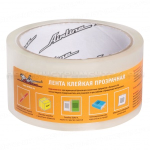 Лента клейкая прозрачная (скотч), 48 мм*50 м AIRLINE, AAT-S-01