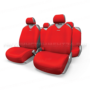 Майки R-1 SPORT PLUS, закрытое сиденье, полиэстер, 9 предметов, красный