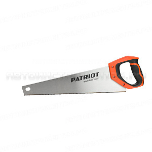 Ножовка PATRIOT WSP-400S, по дереву, 11 TPI мелкий зуб, 3-х сторонняя заточка, 400мм, 350006001