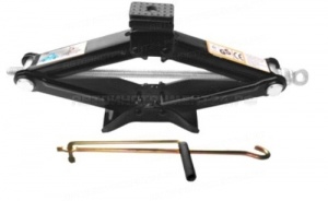 Домкрат RF-105B механический "ромб" с резиновой накладкой 1.5т(h min 110мм, h max 393мм, L-415мм) ROCKFORCE /1 NEW