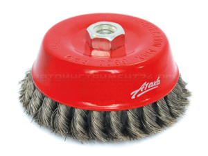 Щётка №010; 2112014135 d-120 M-14 чашеобразная,витая