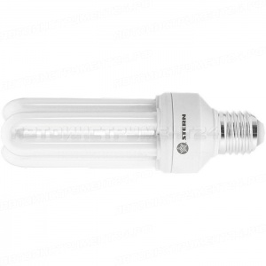 Лампа компактная люминесцентная, дуговая, 15 W, 2700K, E27, 8000ч. STERN