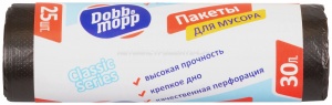 Пакеты для мусора 30 л (7 мкм) 25 шт.