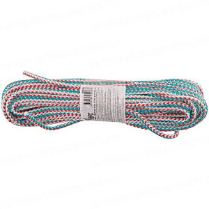 Веревка вязаная полипропиленовая, 6 мм х 20 м, р/н= 120 кгс