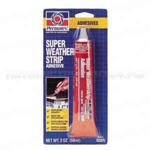 Клей резиновый универсальный суперстойкий (от -54С до +204С) 59мл PERMATEX /1/12