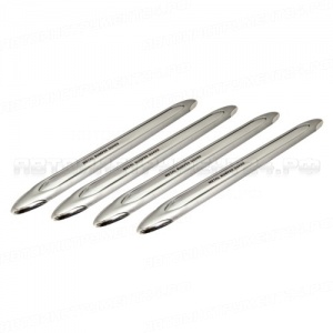 Накладки на бампер HJ-3067 GREY 500х45мм (4шт) АВТОСТОП /1/24