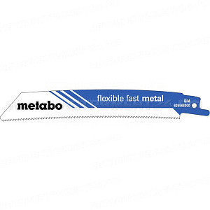 5 пилок метал (гибкая, изогнут.) BiM 150/1.8мм Metabo