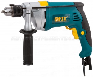 Дрель Уд. 850 Вт; 0-2800 об/мин; КлП 13мм; мет. корп.; рез. накл.; коробка