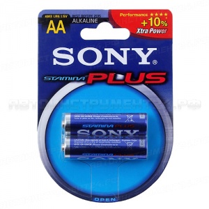 Элемент питания AA: LR6-BC2 ALKALINE PLUS 1,5V SONY /2/40/120