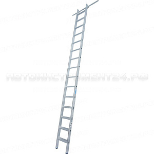 Приставная лестница Krause STABILO 15 ступ, пара крюков, 125156