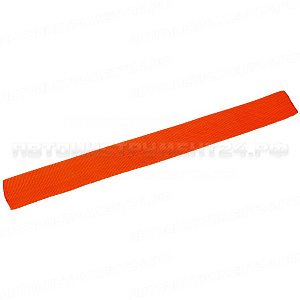 Чехол оранжевый для ленты стяжки (ремня) крепления груза 0,5м*0,52 мм (ткань) резанный
