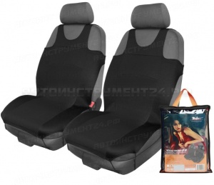 Чехлы-майки F3 передние (2 шт.), комбинированные, цвет черный, полиэстер AIRLINE, ASC-F3