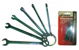 Ключи комбинированные мини 4-7мм 6шт. CrV SKRAB KingRoy 44056