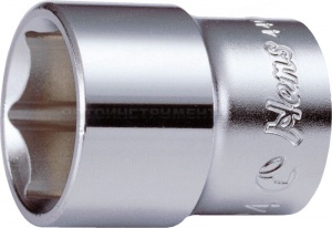 Торцевая головка короткая 1/2", 4400M17, Hans