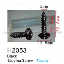 Клипса для крепления внутренней обшивки а/м Тойота металлическая (100шт/уп.) Forsage клипса H2053(Toyota)