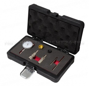 Набор инструментов с индикатором для регулировки топливных насосов 7 предметов, в кейсе Forsage F-904G25