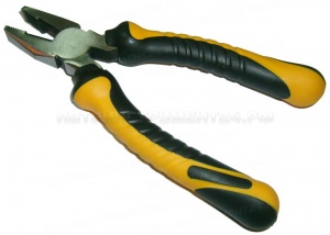 Плоскогубцы 180мм желтые 22162