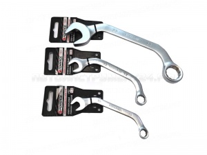 Ключ рожково-накидной С-образный 16мм на пластиковом держателе Forsage F-76116(75616)